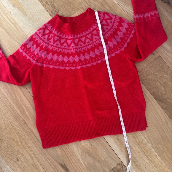 Talbots fair isle crewneck sweater - Picture 8 of 9